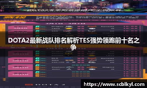 DOTA2最新战队排名解析TES强势领跑前十名之争