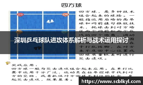 深圳乒乓球队进攻体系解析与战术运用探讨